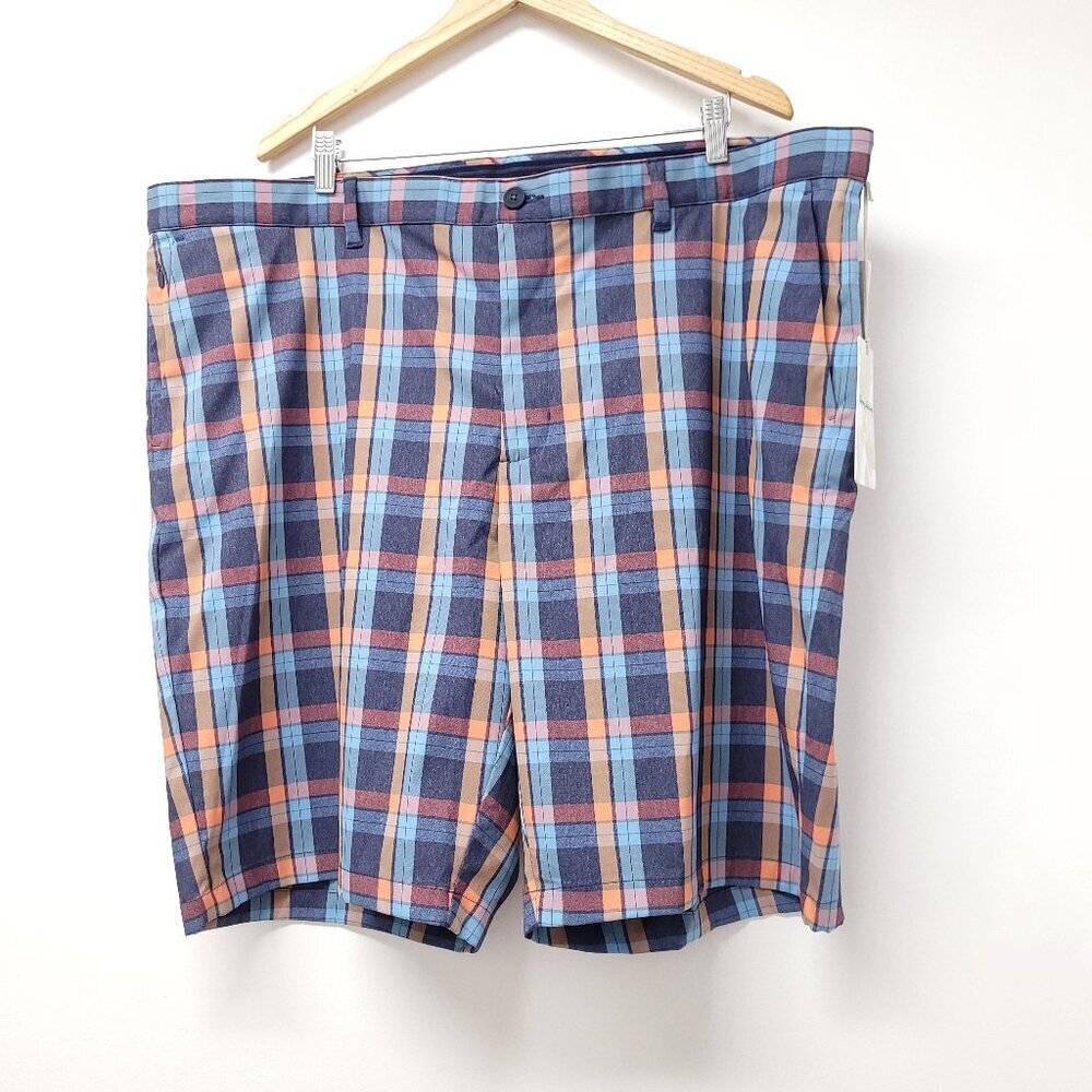 NWT Tommy Bahama Mens Plaid Shorts Size 46L Multicolor